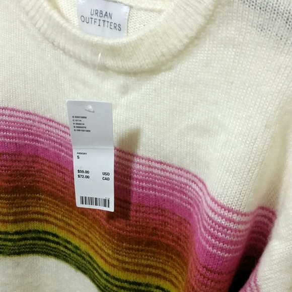 New UO Striped Brushed Sweater - Picture 5 of 5